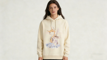 Romantic Nick & Judy Embraced Hoodie - Soft Cotton Blend