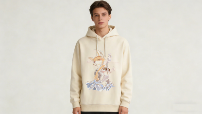 Romantic Nick & Judy Embraced Hoodie - Soft Cotton Blend