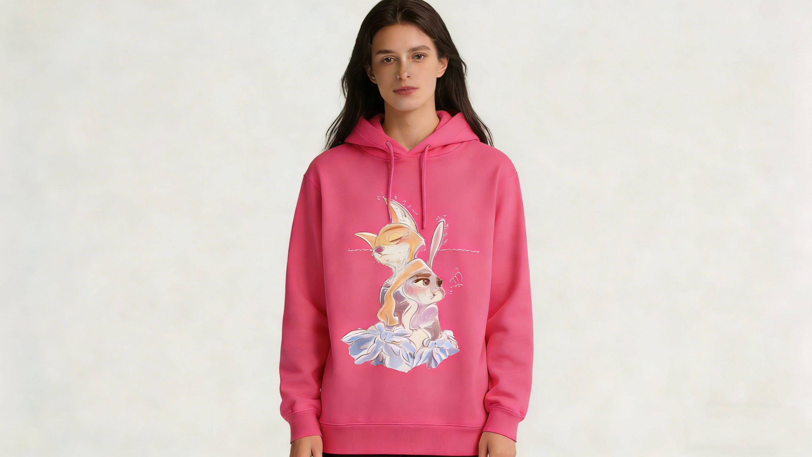 Romantic Nick & Judy Embraced Hoodie - Soft Cotton Blend