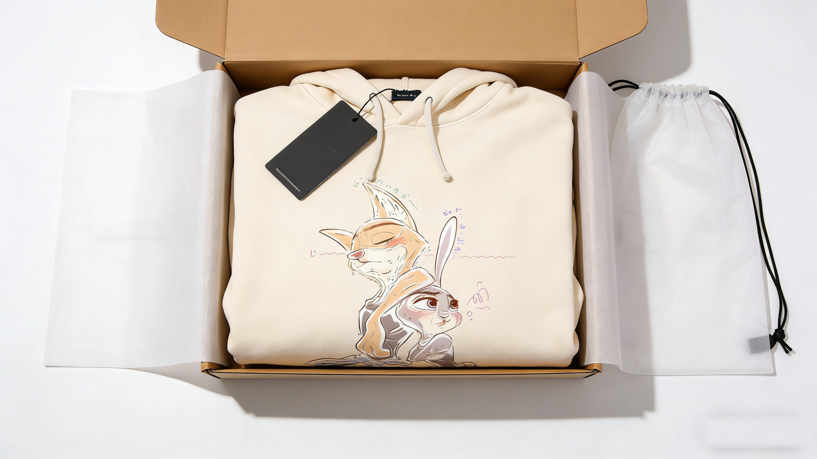 Romantic Nick & Judy Embraced Hoodie - Soft Cotton Blend