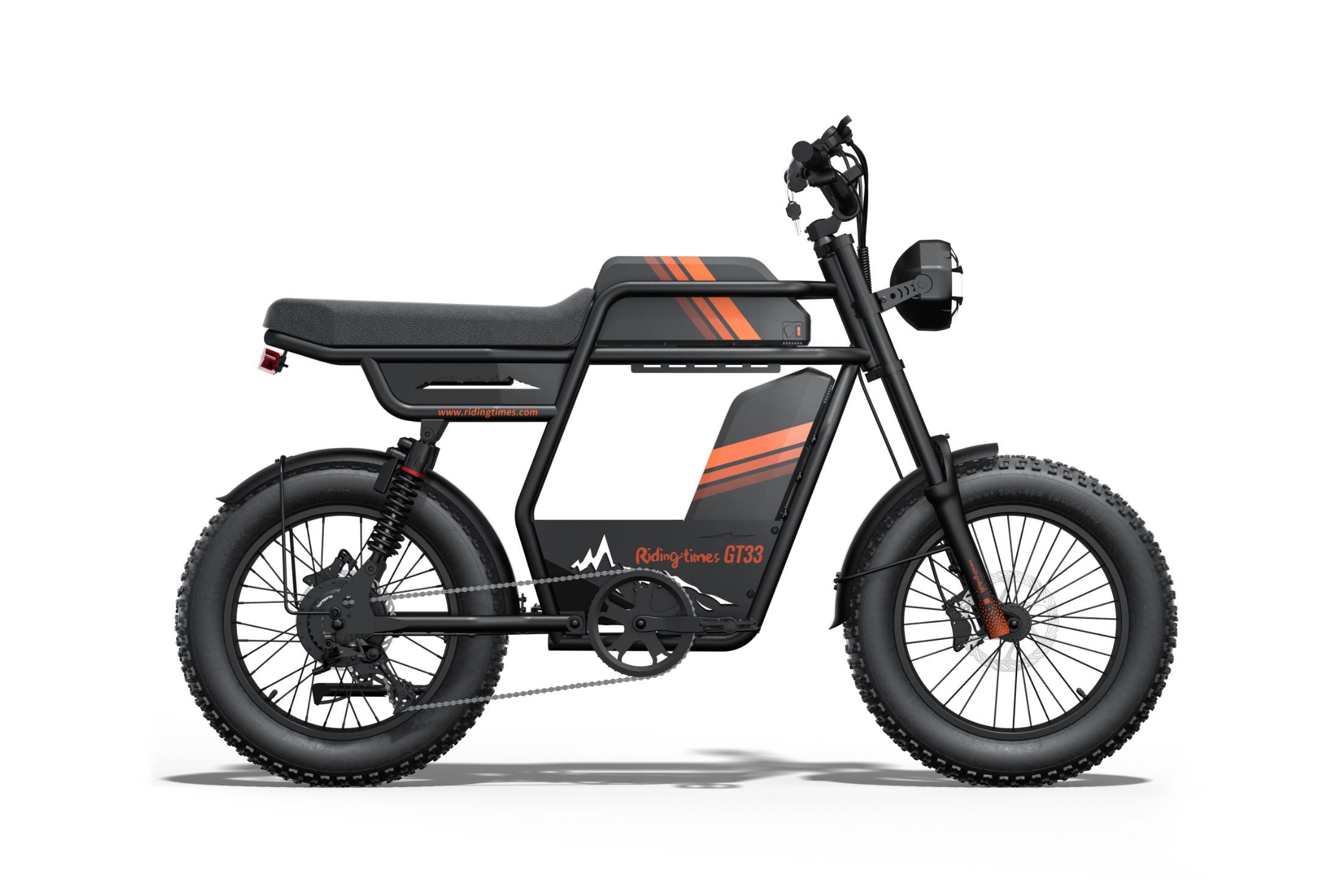GT33 All-Terrain Cafe Racer Cargo Electric Bike