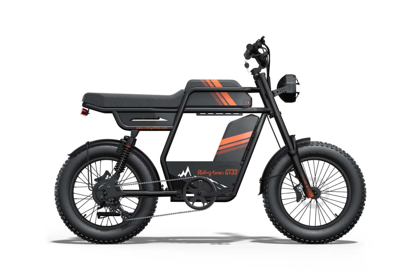 GT33 All-Terrain Cafe Racer Cargo Electric Bike