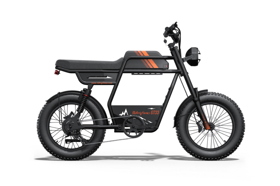 GT33 All-Terrain Cafe Racer Cargo Electric Bike