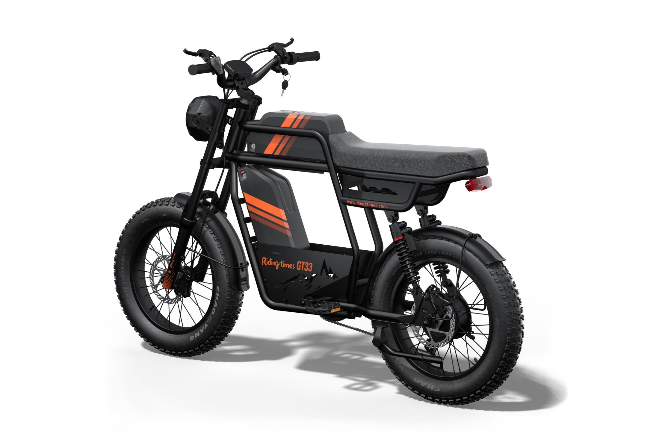 GT33 All-Terrain Cafe Racer Cargo Electric Bike