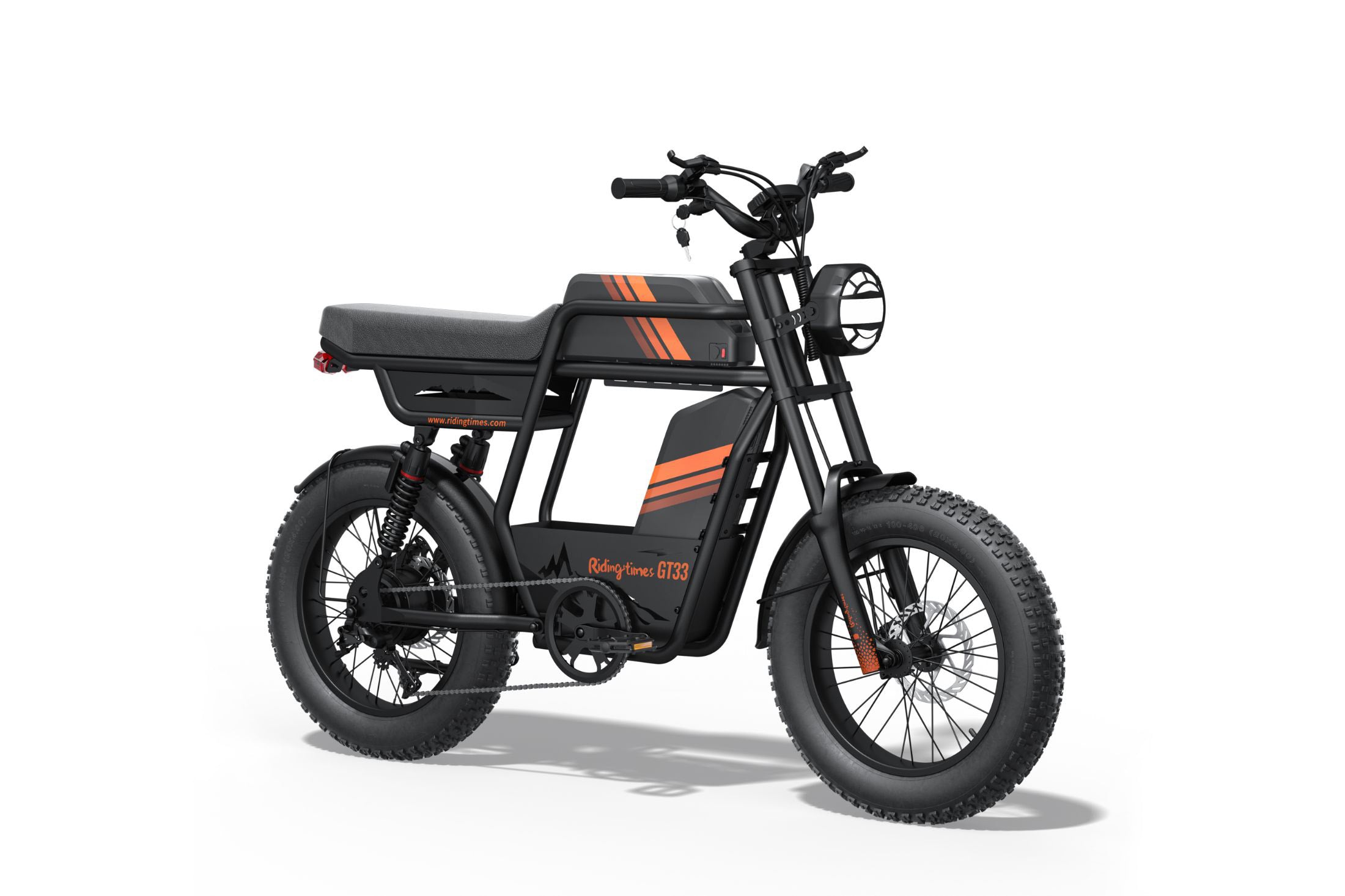 GT33 All-Terrain Cafe Racer Cargo Electric Bike