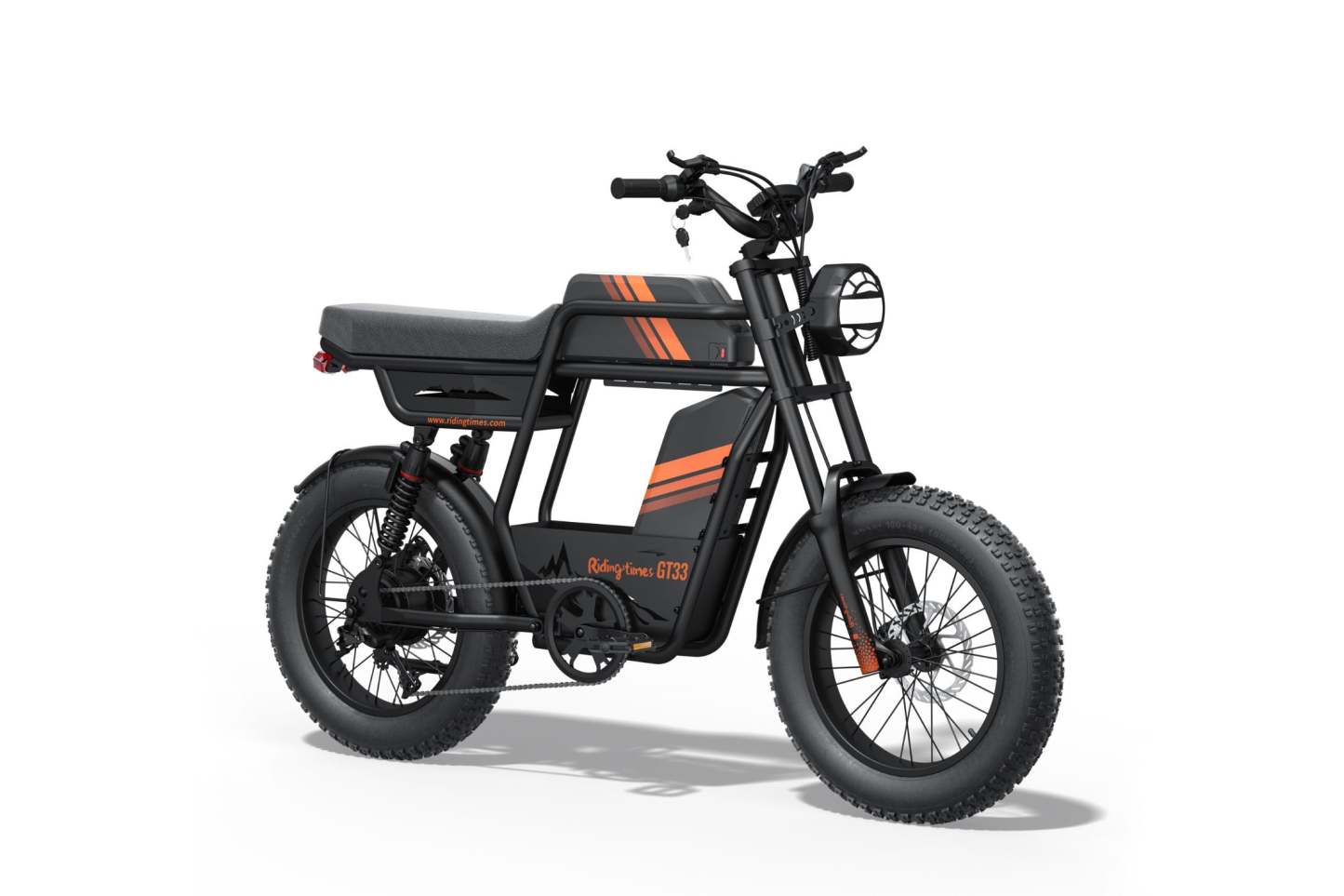GT33 All-Terrain Cafe Racer Cargo Electric Bike