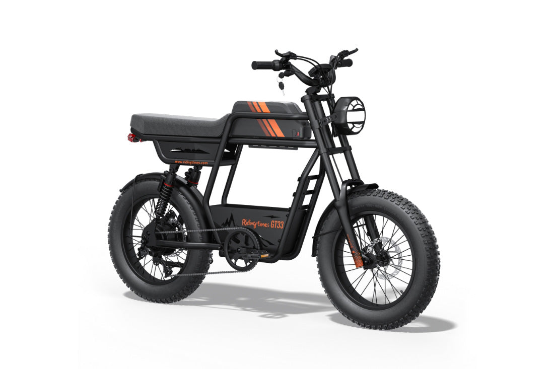 GT33 All-Terrain Cafe Racer Cargo Electric Bike