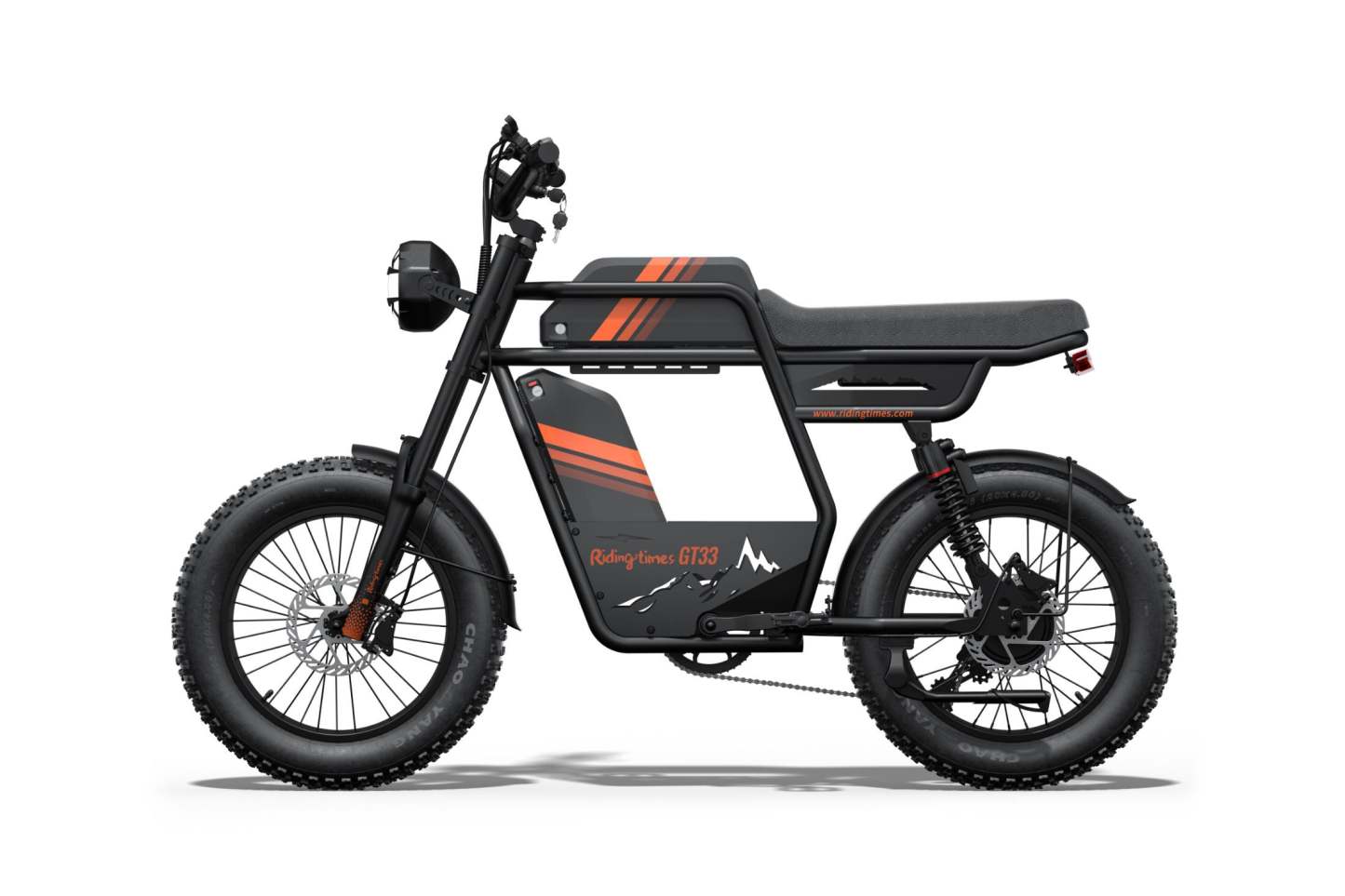 GT33 All-Terrain Cafe Racer Cargo Electric Bike