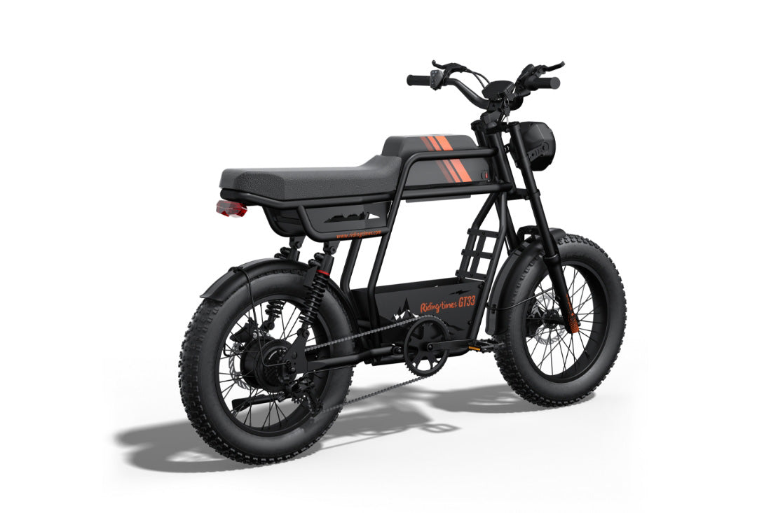 GT33 All-Terrain Cafe Racer Cargo Electric Bike