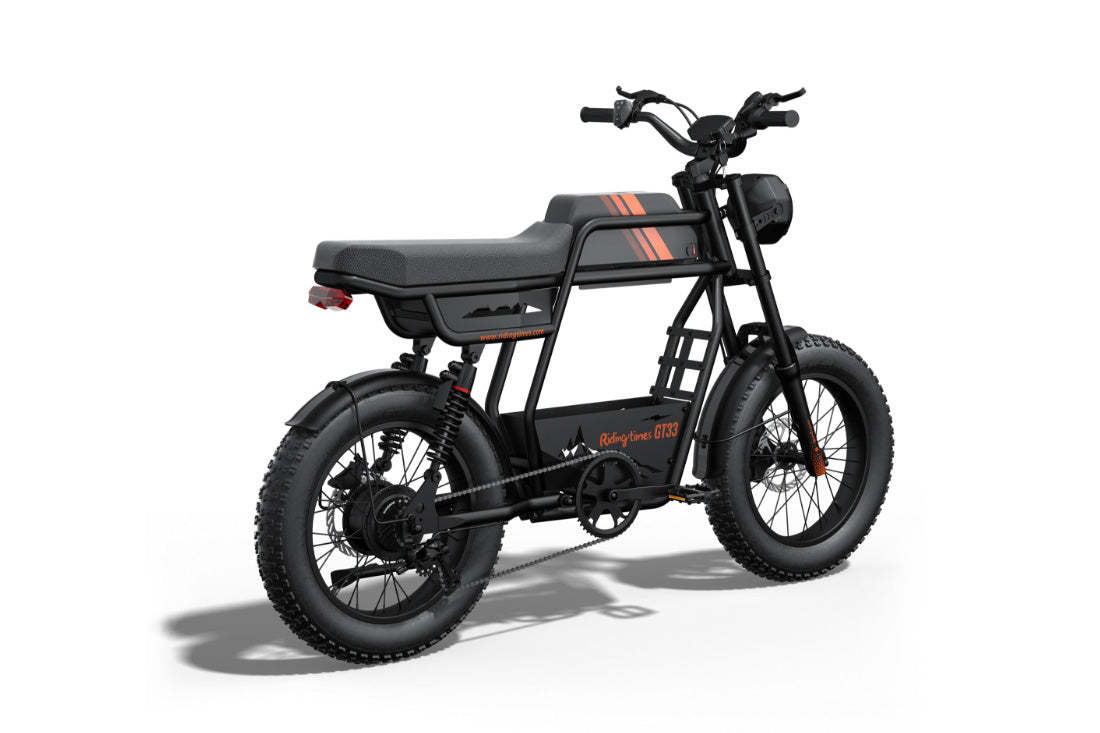 GT33 All-Terrain Cafe Racer Cargo Electric Bike