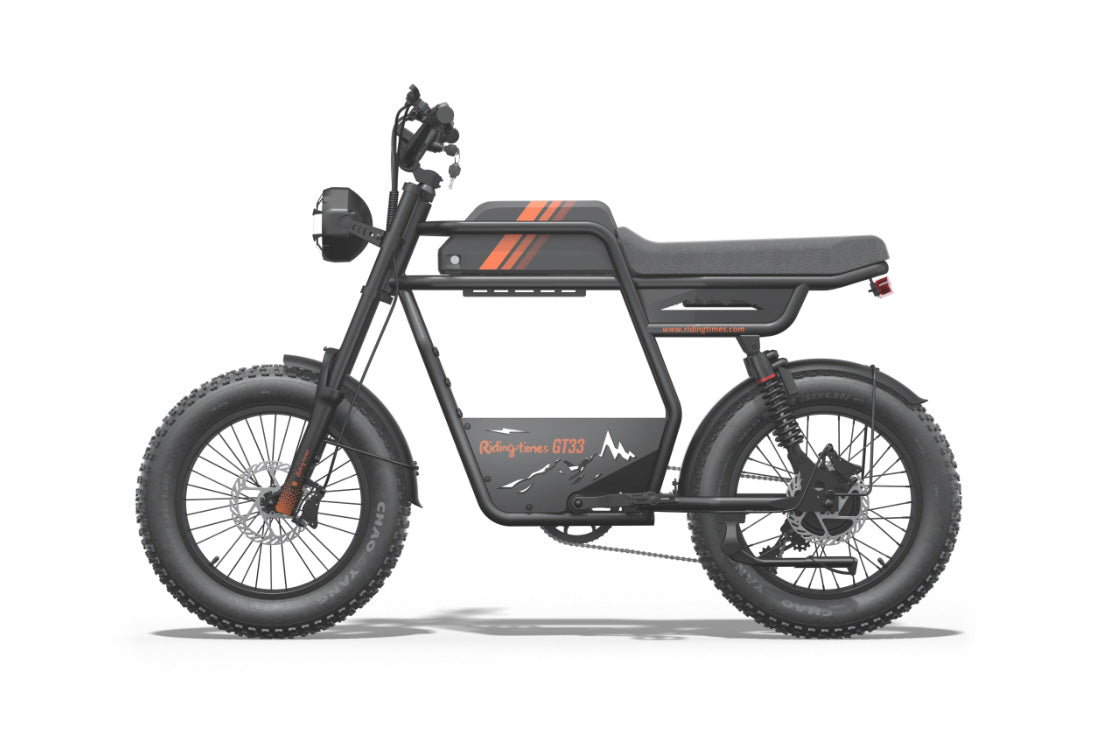 GT33 All-Terrain Cafe Racer Cargo Electric Bike