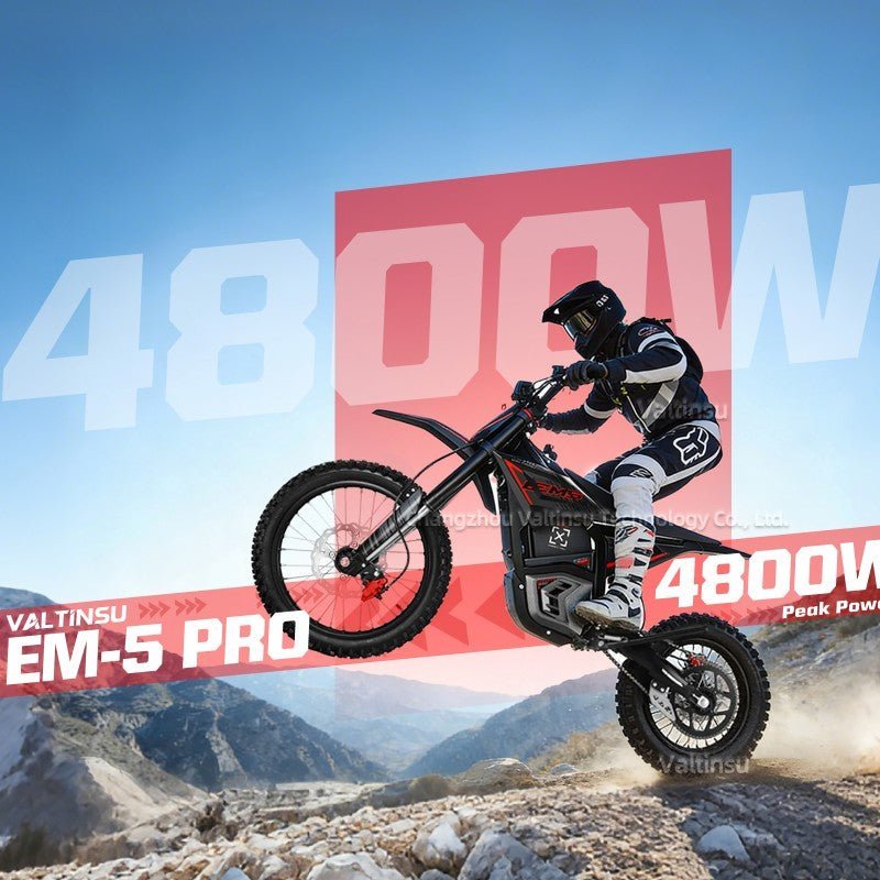 Electric Off Road Adults Black Advanced Dirt Bike EM-5 Pro for Sale