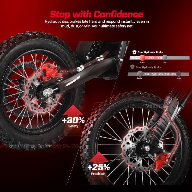 Electric Off Road Adults Black Advanced Dirt Bike EM-5 Pro for Sale