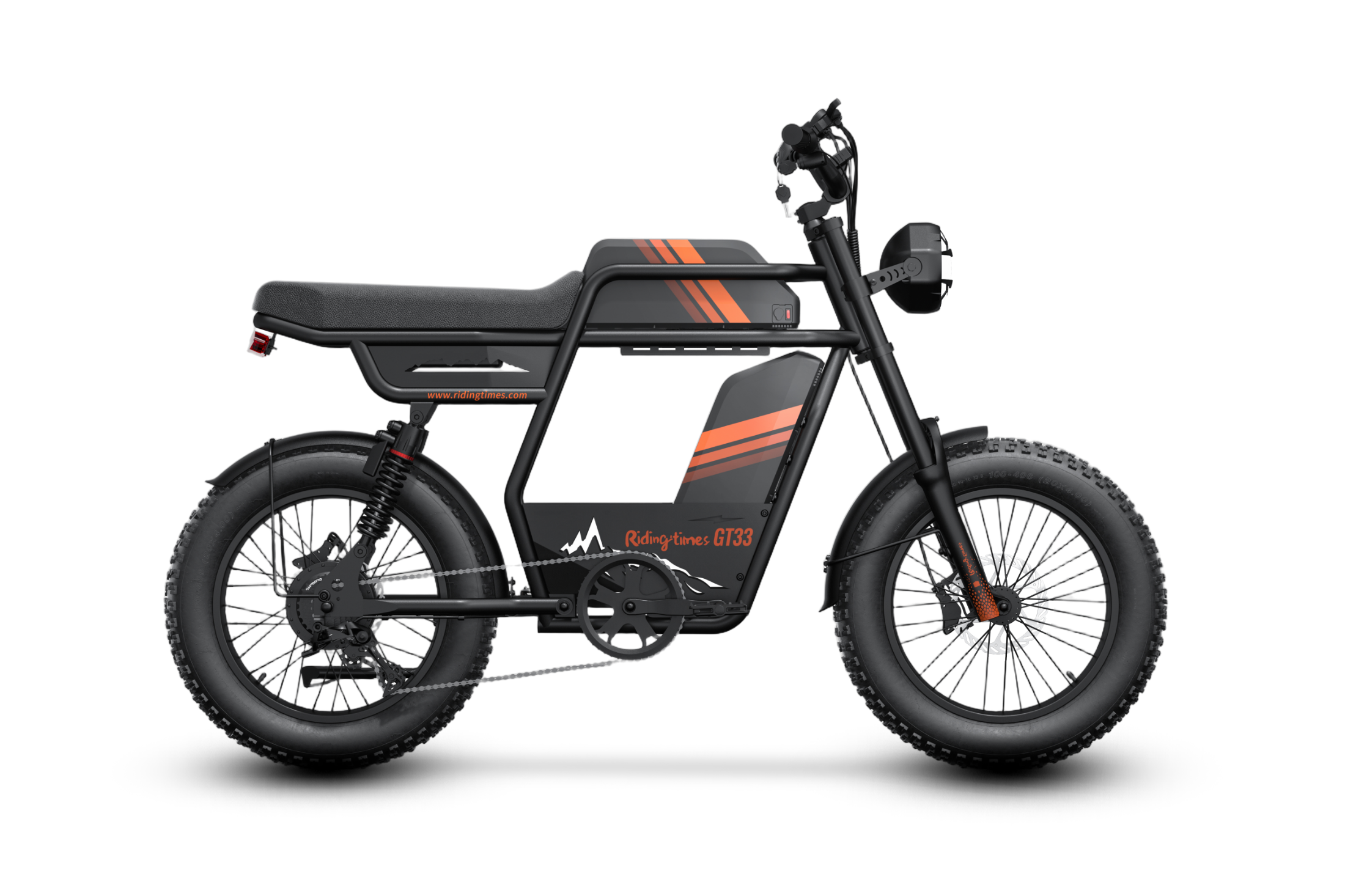 GT33 All-Terrain Cafe Racer Cargo Electric Bike
