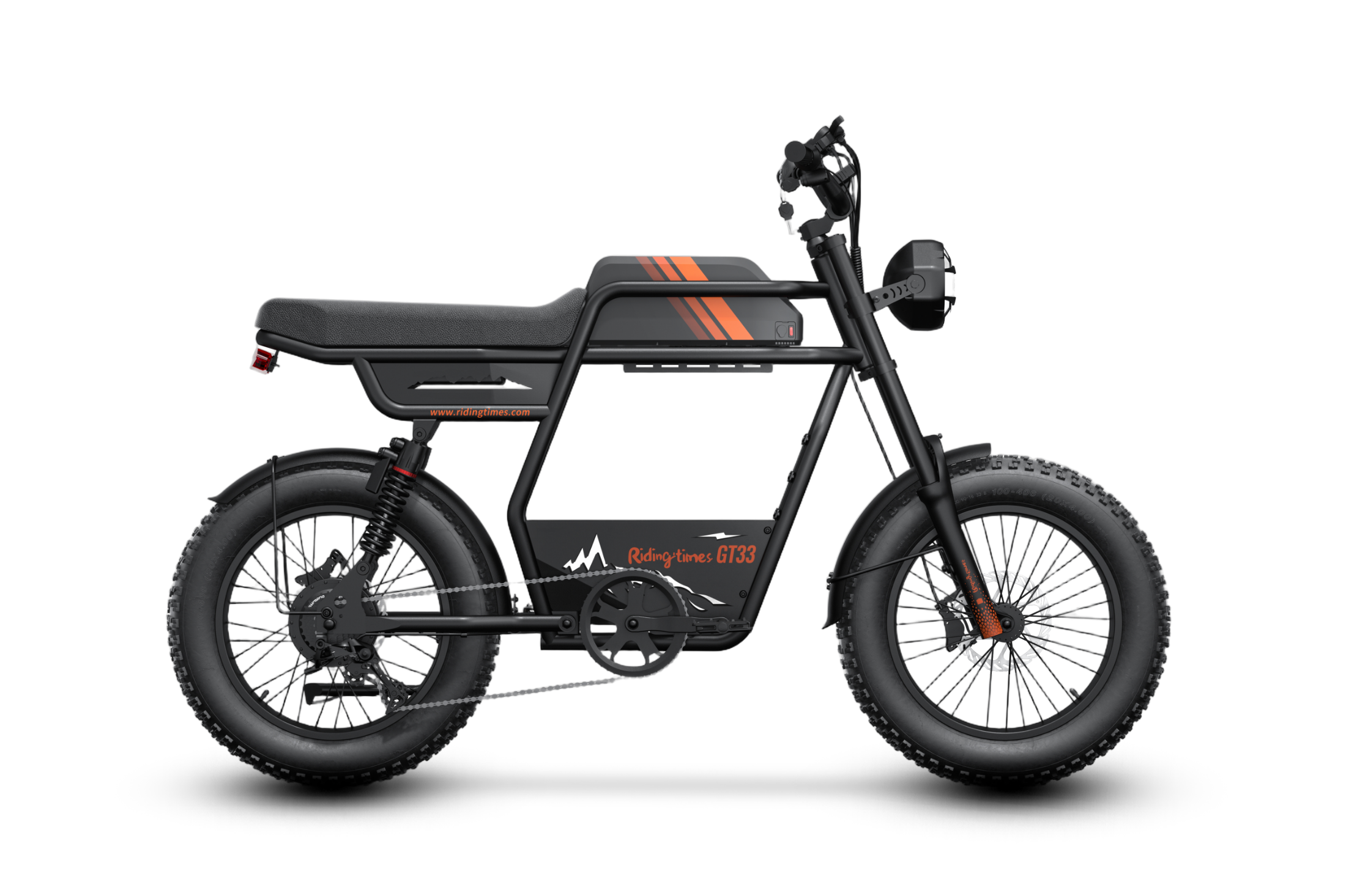 GT33 All-Terrain Cafe Racer Cargo Electric Bike