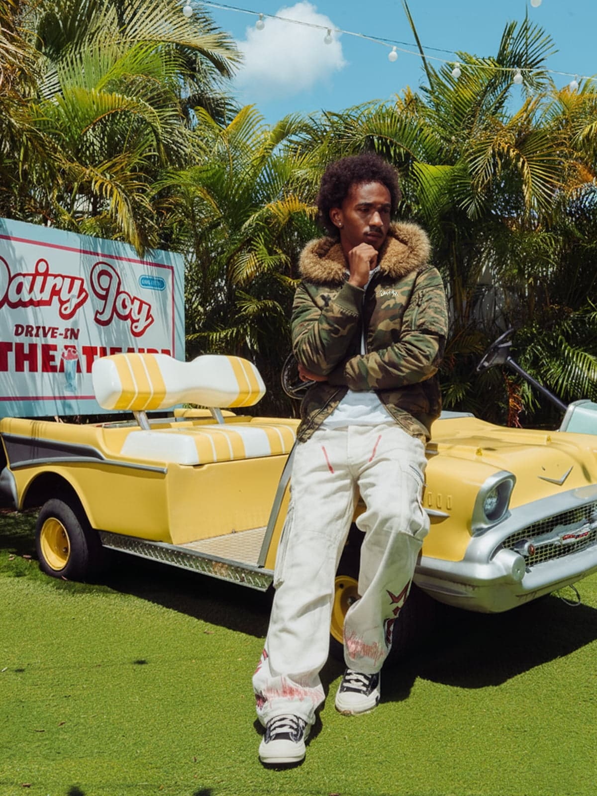 Camouflage detachable cotton jacket - 2499