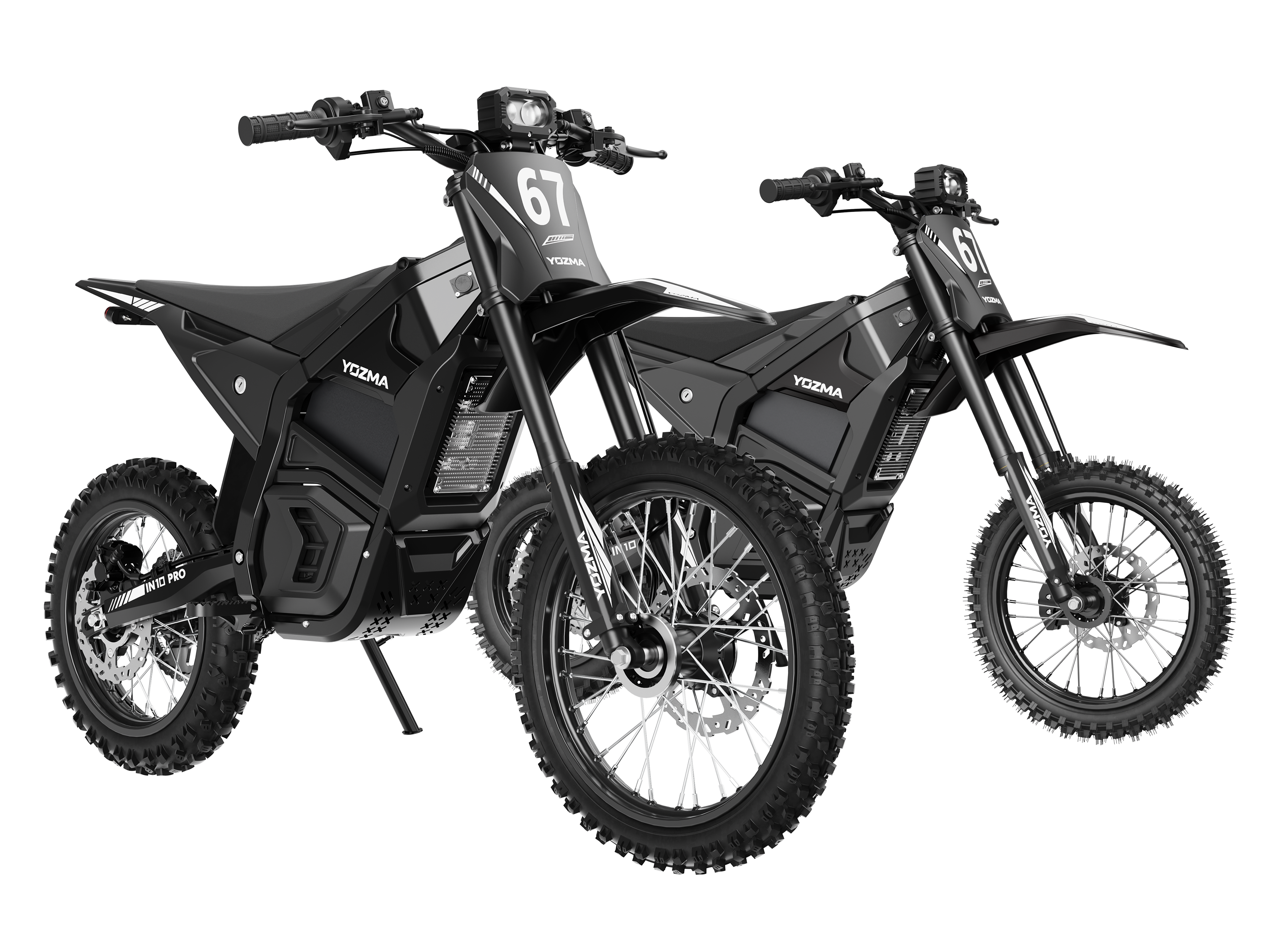 Yozma IN 10 × IN 10 Pro Dual Bundle – Electric Dirt Bike 2-Bike Set