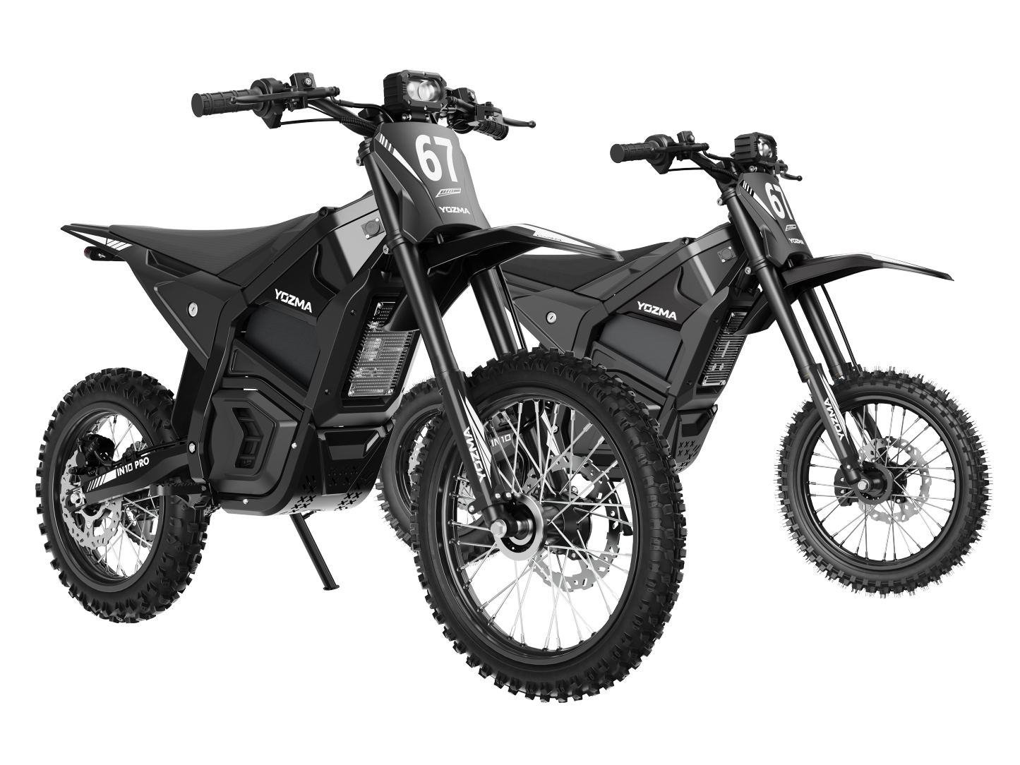Yozma IN 10 × IN 10 Pro Dual Bundle – Electric Dirt Bike 2-Bike Set