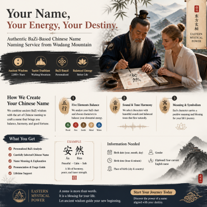 BaZi Chinese Name Naming Service