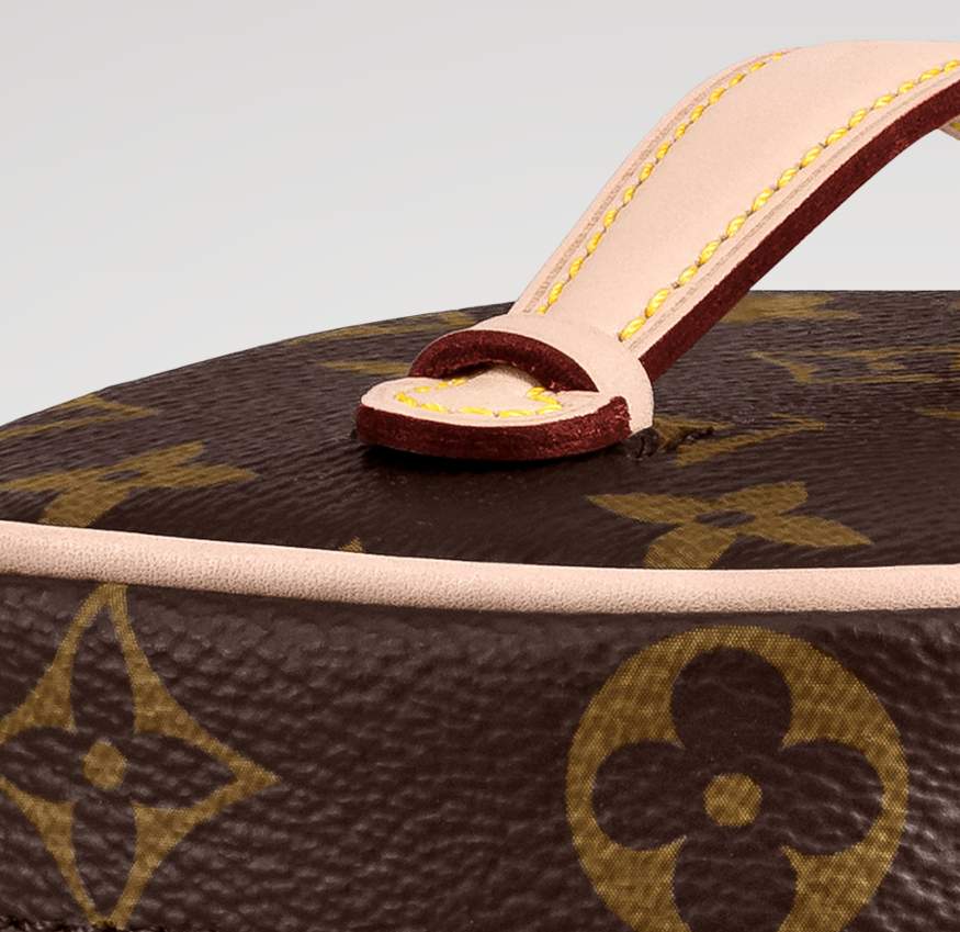 Single-Shoulder Crossbody Genuine Leather Cosmetic Bag