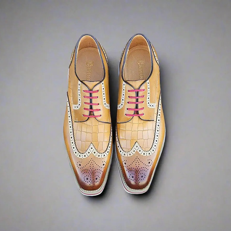 Midnight Bloom Derby Shoes