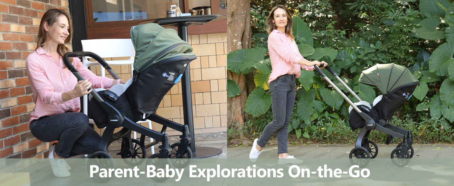 Cochildor Green Baby Stroller