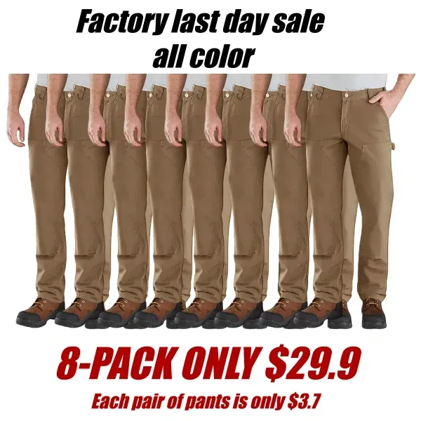 Relaxed Straight Rugged Flex® Duck Double-Front Dungaree