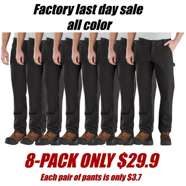 Relaxed Straight Rugged Flex® Duck Double-Front Dungaree