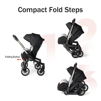 Strollers | Adjustable Strollers with Canopy | Compact Foldable Strollers | Comfortable Strollers for Travel and Outdoor Use