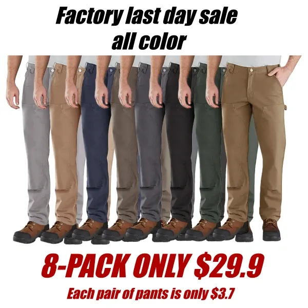 Relaxed Straight Rugged Flex® Duck Double-Front Dungaree