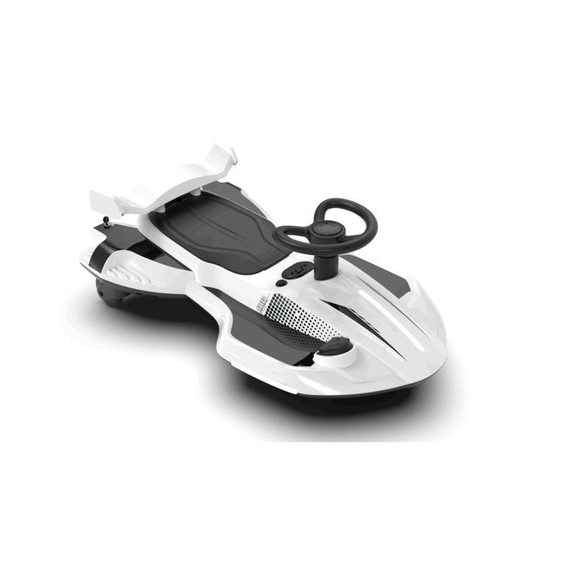 12V Electric Wiggle Car with Pedal, 2 in 1 Wiggle Car Ride On Toys for Kids Ages 3 and Up, Anti-Rollover Flashing Wheels, Bluetooth, Music2,Halloween&Christmas gifts,Devil Drift Car