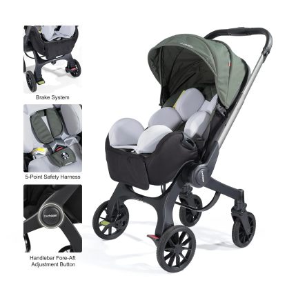 Strollers | Adjustable Strollers with Canopy | Compact Foldable Strollers | Comfortable Strollers for Travel and Outdoor Use
