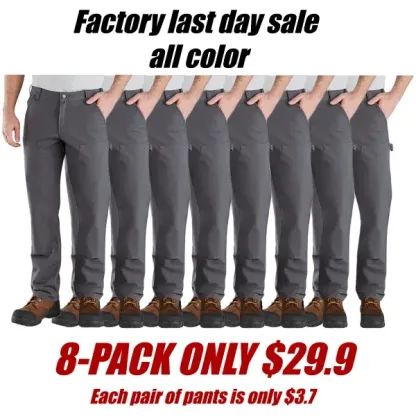 Relaxed Straight Rugged Flex® Duck Double-Front Dungaree