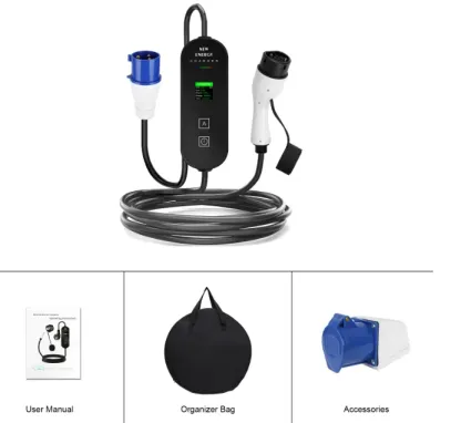32A-Mobile wallbox 11kw-10mcable