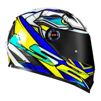 CAPACETE LS2 FF358 CLASSIC DRAZE Preto Branco e Vermelho