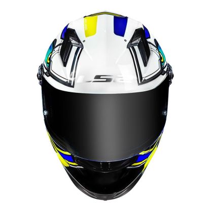 CAPACETE LS2 FF358 CLASSIC DRAZE Preto Branco e Vermelho