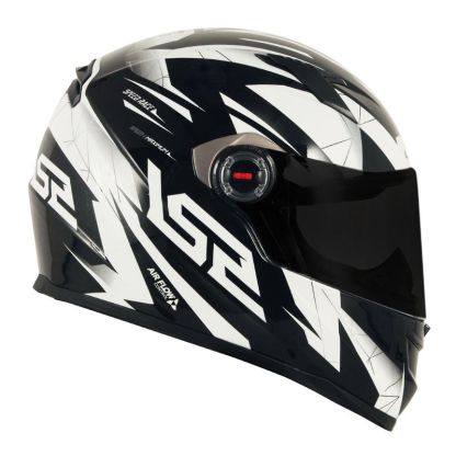 CAPACETE LS2 FF358 CLASSIC DRAZE PRETO