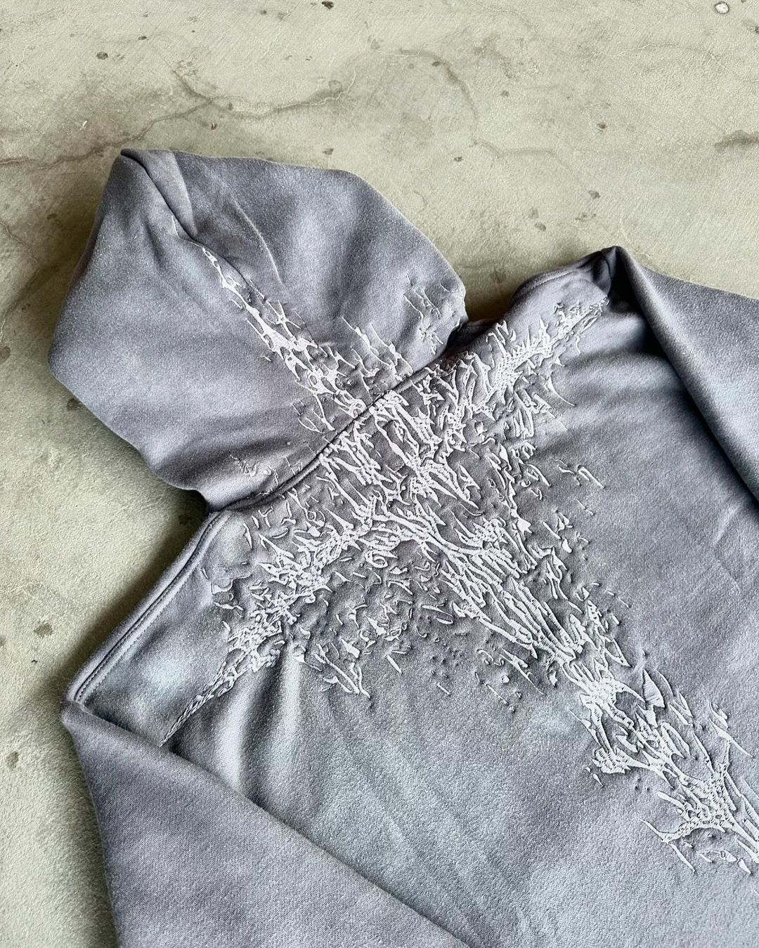 1000-7 Embroidered  hoodie