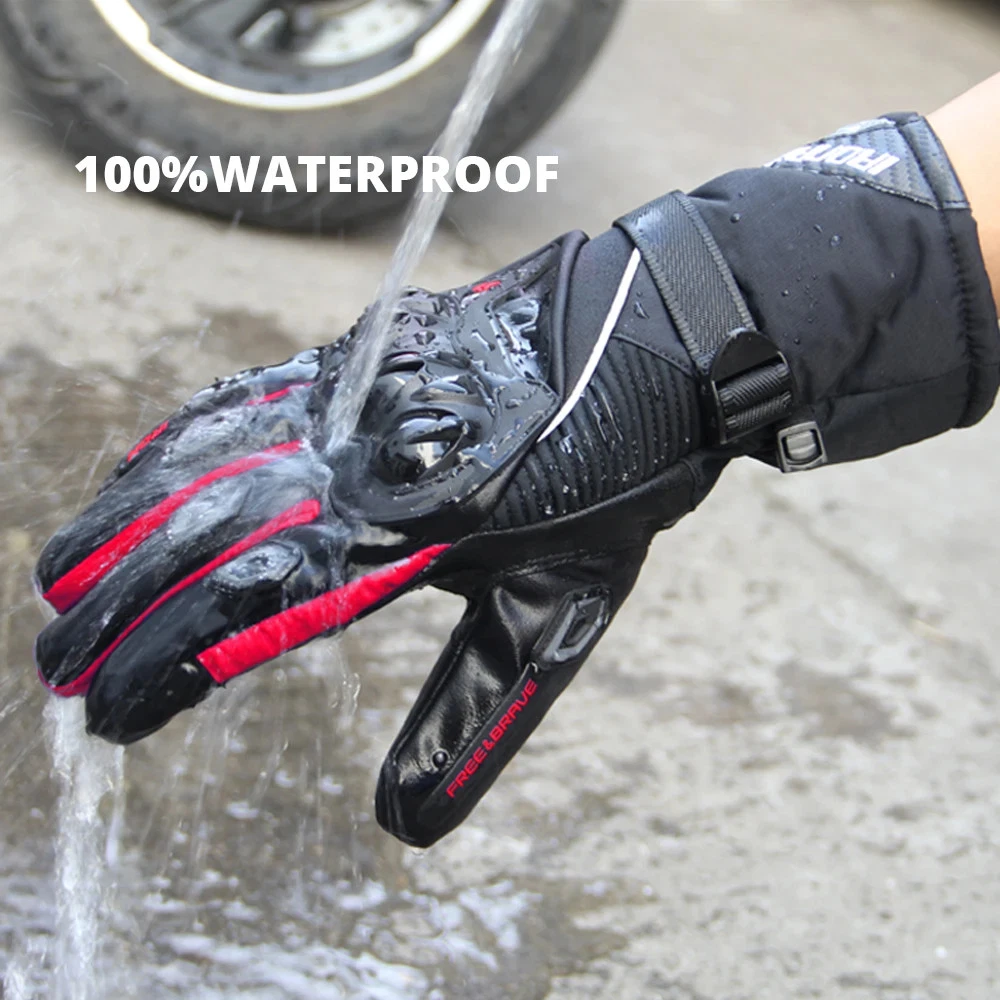 Winter Motorcycle Gloves Waterproof Windproof Touch Screen Men Women