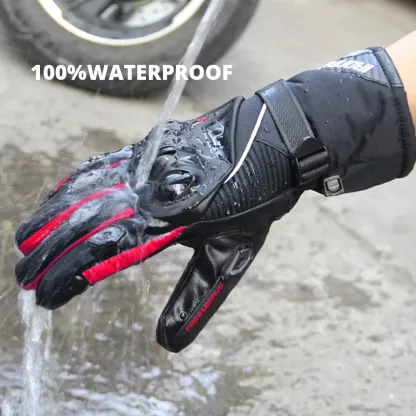 Winter Motorcycle Gloves Waterproof Windproof Touch Screen Men Women