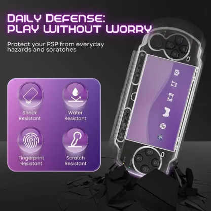 Clear Hard Case for PSP 2000/3000 Full Cover Protector