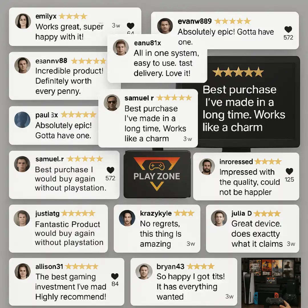 Play Every Console – PS5, Switch, Xbox & 50,000 Games in One with Playzone™ Super Console 1TB