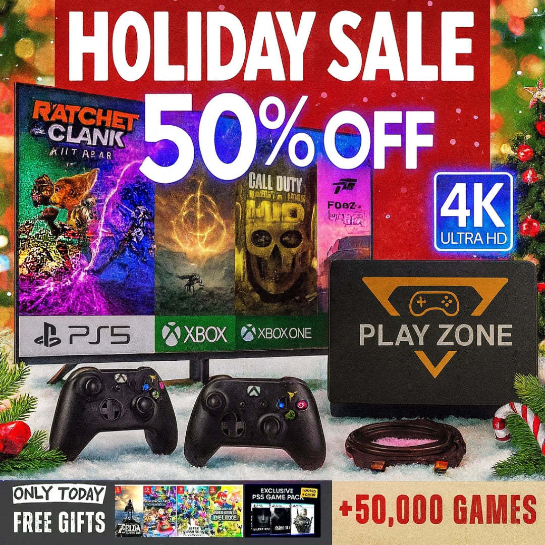 Play Every Console – PS5, Switch, Xbox & 50,000 Games in One with Playzone™ Super Console 1TB