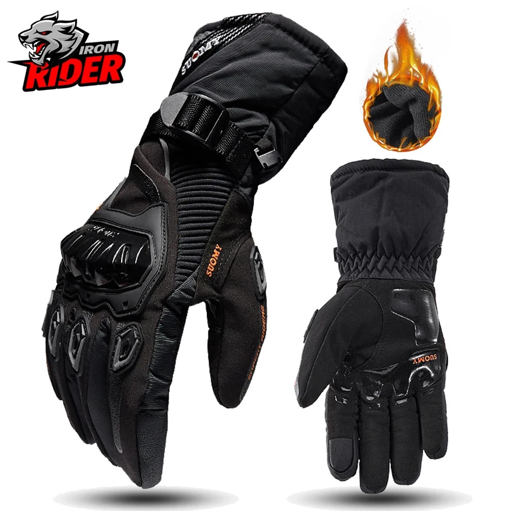 Winter Motorcycle Gloves Waterproof Windproof Touch Screen Men Women