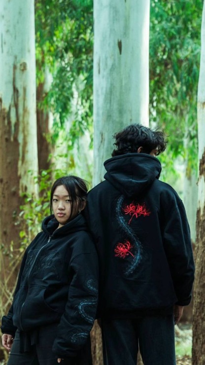 1000-7 zip up hoodie