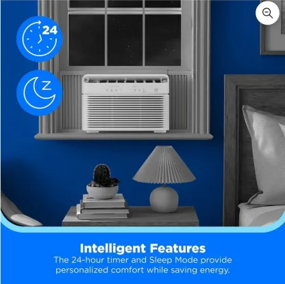 12,000 BTU Smart Inverter Window AC, Cools up to 550 Sq