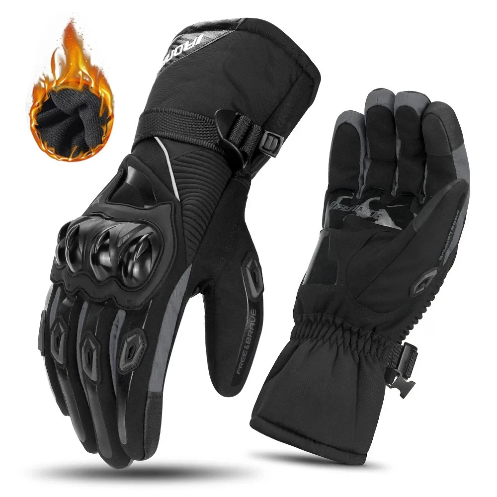 Winter Motorcycle Gloves Waterproof Windproof Touch Screen Men Women