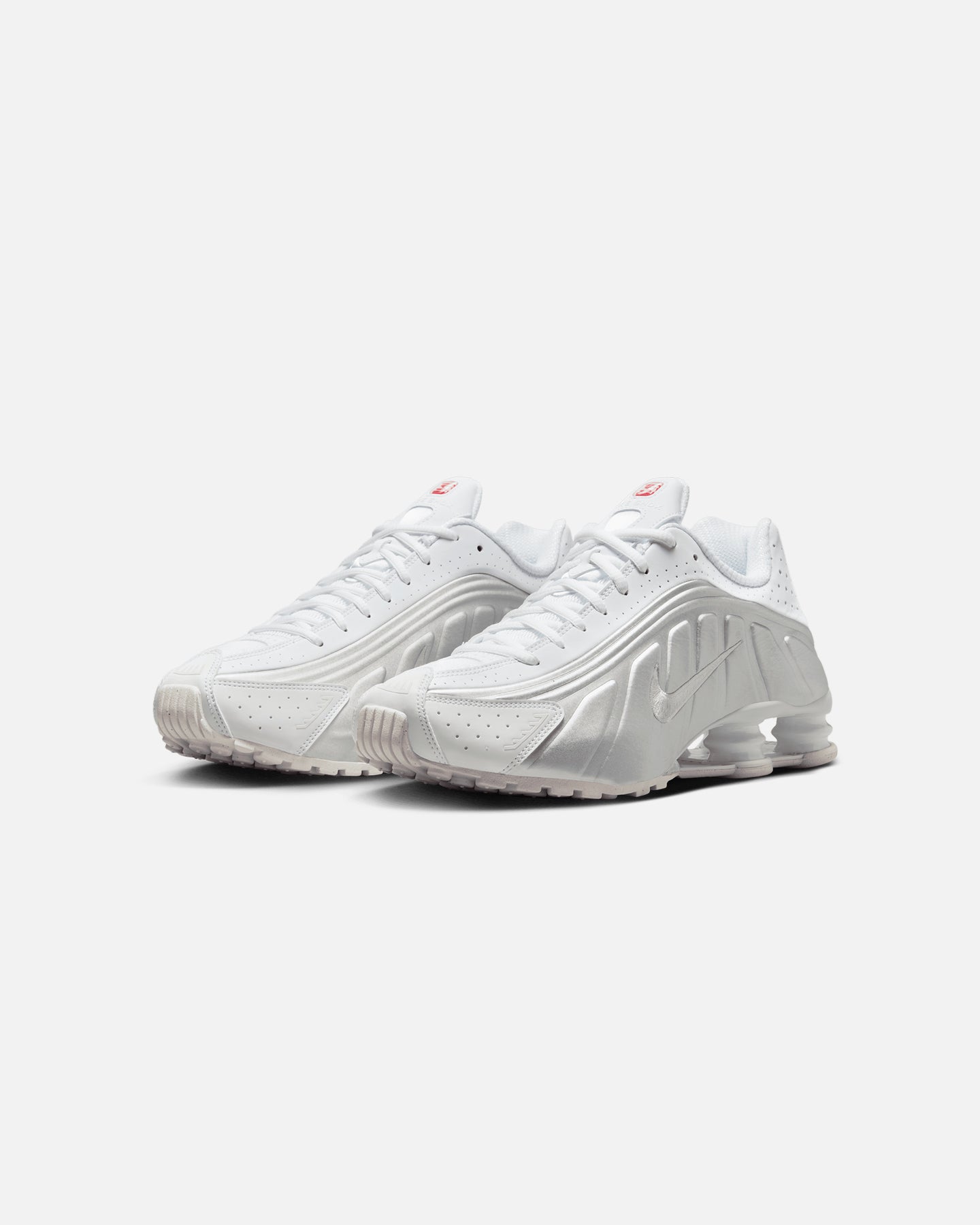 Nike Shox R4 White/Metallic Silver