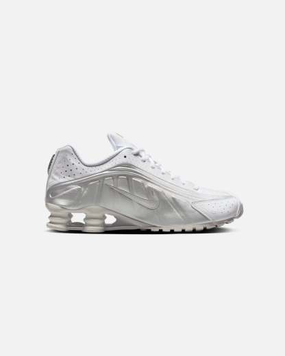 Nike Shox R4 White/Metallic Silver