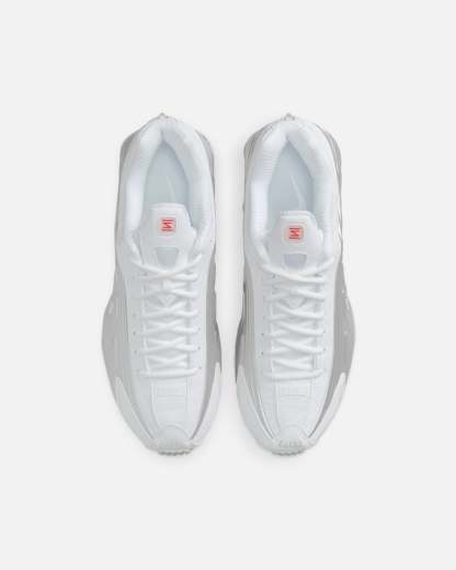 Nike Shox R4 White/Metallic Silver